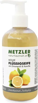Produktbild von Metzler Molke Flüssigseife mit Zitronenöl und Kamille 250ml von Metzler Molke