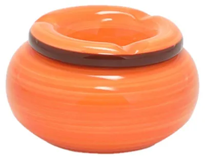 Produktbild von Dolomite Storm Aschenbecher Keramik orange 13,5 x 7 cm