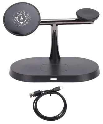 Produktbild von Kabelloser Ladeständer, 3-in-1-Multifunktions-Schnelllade-Magnetstation