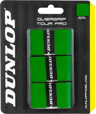 Zdjęcie produktu dla Dunlop Tour Pro Padel Overgrip 3 Units Green Green Jeden rozmiar