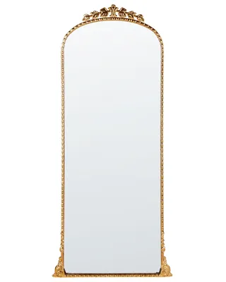 Produktbild von BELIANI Wandspiegel Gold Metall 51 x 114 cm Wand-Dekorspiegel Glamour Stil Hängedekoration
