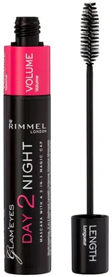 Productafbeelding van Rimmel London Day2Night mascara : 001 - Black (1 stuk)