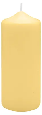 Produktbild von Spitzkopf Stumpen Kerzen Grapefruit Hellgelb 25 x Ø 6 cm, 8 Stück