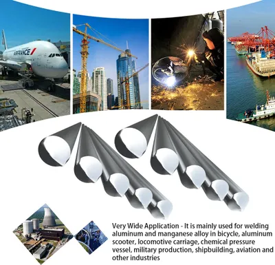 Produktbild von 10PCS Nízkoteplotní hliníkový drát Flux Cored 2,4 mm * 230 mm Al-Mg pájecí tyč Nepotřebujete pájecí prášek