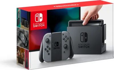 Obrázek produktu pro Herní konzole Nintendo Switch Home Handheld - Stav: Dobrý Grey 32GB V2