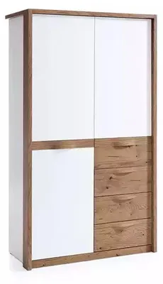 Immagine prodotto di Armadio Mobili solidi per la camera da letto Armadio in legno armadio bianco