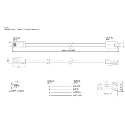 Produktbild von shiverpeaks BASIC-S ISDN Anschlusskabel schwarz 15,0 m