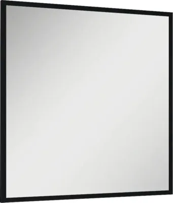 Produktbild von Jungborn Badspiegel 80x80x2 cm Rahmen schwarz matt