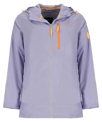 Produktbild von Wattlöper Damen Jacke Reflektierend mit Kapuze - Reflektierende Outdoor-Jacke in Lavendel-Flieder Größe 50