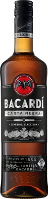 Produktbild von Bacardí Carta Negra Superior Black Rum Puerto Rico | 38 % vol | 0,7 l