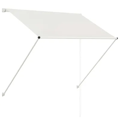 Zdjęcie produktu dla vidaXL Wysuwana markiza 100×150 cm kremowa