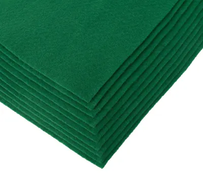 Bastelfilz Bögen 10er-Pack flex Filz DIN A4, Stärke 1,5-2mm, Filzplatte,