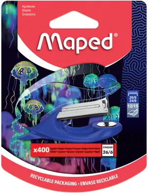 Produktbild von Maped Zszywacz Deepsea mini + 400 zszywek
