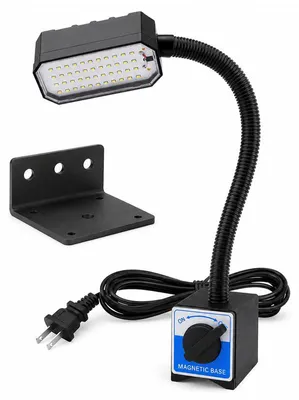 Produktbild von Magnetische LED Werkstattleuchte 2000 Lumen, 20W Arbeitsleuchte, 6500K Schwanenhalslampe mit Magnet für Werkbank und Drehbank