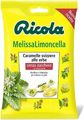 Produktbild von Ricola Melissa Limoncella bonbon mit Zitrone und Menthol ohne zucker 70g