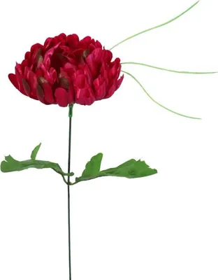 Immagine prodotto di Crisantemo artificiale rosa scuro 45 cm - Decorazione di Ognissanti