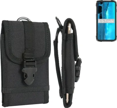 Produktbild von K-S-Trade Holster Handy Hülle kompatibel mit Cubot KingKong 7 Holster Handytasche Gürtel Tasche Schutz Hülle Robust Outdoor schwarz
