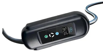 Produktbild von Tragbares EV-Ladegerät, 11KW Leistungsabgabe, Typ2 Steckerkompatibilität, schwarz