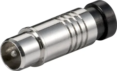 Produktbild von Goobay Koax-Kompressionsstecker - Kompressions-Adapter aus Metall