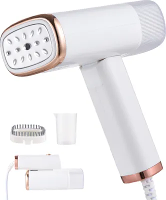 Image de fer à vapeur 1000W, pliable, cuiseur vapeur manuel pour vêtements et tissus, réservoir d'eau de 120ml, chauffage rapide de 20s, portable, pour les voyages et le bureau