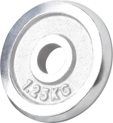 Obrázek produktu pro Gorilla Sports Zátěžový kotouč, chromovaný, 1,25 kg