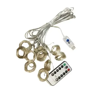 Produktbild von Indoor LED Lichterkette, Batteriebetriebene Lichterkette für Zuhause, 8 Modi - CURLIGHT