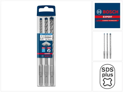 Obrázek produktu pro Bosch 2 608 900 196, Rotační kladivo, Hammer drill bit, 165 mm, Betonový, 10 cm, Karbid