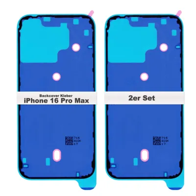 Produktbild von 2x iPhone 16 Pro Max Backcover Akkudeckel Kleber Klebestreifen Glue