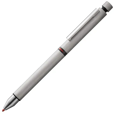 Produktbild von LAMY CP1 brushed tri pen Edelstahl Druckbleistift und Kugelschreiber in Einem M 21 schwarz rot Mine Fein M 41 (0,5mm)