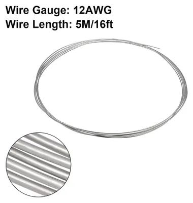 Produktbild von 2mm 12AWG Heizwiderstand Draht Nichrome Widerstand fš¹r Heizelemente 16ft de