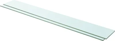 Produktbild von Regalböden 2 Stk. Glas Transparent 110x15 cm