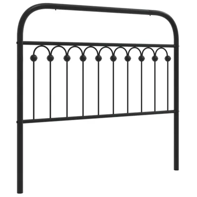 Image de Tête de lit de remplacement métal noir 107 cm