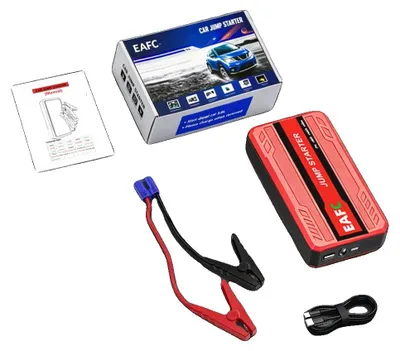 Immagine prodotto di Avviatore per auto, corrente di picco 600 A, batteria portatile di emergenza, avviatore