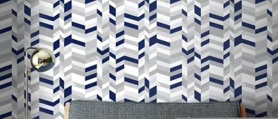 Produktbild von Coloray Fototapete 104x70 cm Latextapete Magicstick - Chevron Chevron geometrisch