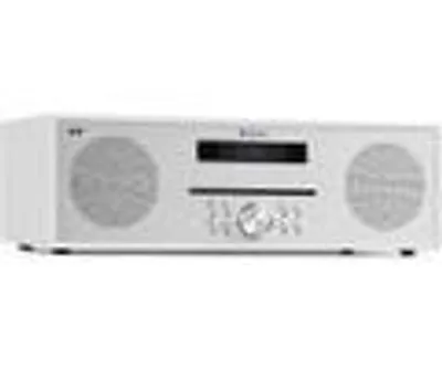 Produktbild von Auna Radio, DAB Radio mit CD Player zur Wandmontage, DAB Plus Radio mit Bluetooth, DAB/DAB+/FM Radio, Küchenradio mit LCD Display, MP3, Streaming, Digitalradio Klein, Radio mit Wecker & Fernbedienung