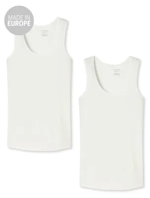 Produktbild von SCHIESSER 2er Pack Damen Tank Top - naturweiss - Größe S