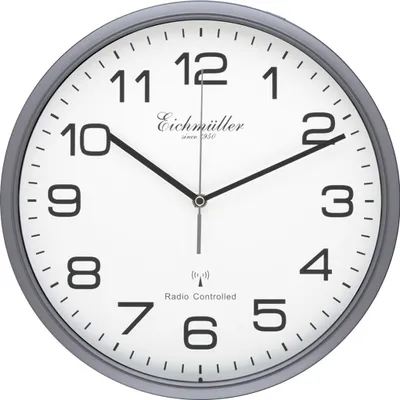 Produktbild von Eichmüller Funk Wanduhr | grau 30cm 34334