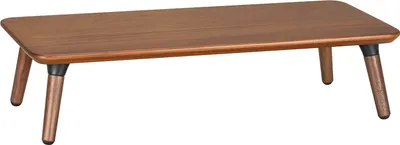 Obrázok produktu pre Drevený stojan na monitor/notebook Maclean, (500x240x120 mm), čierny orech, max. 20 kg, MC-930