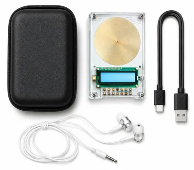 Produktbild von Schumann Resonanzgenerator – einstellbar 0,1 Hz bis 100 kHz – Digitaldisplay, USB, Quarz-Oszillator – Frequenzgenerator für Einschlafhilfe und Meditation