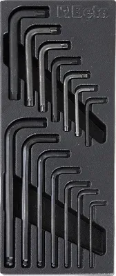 Beta Thermoformateinsatz T56 mit 14-teiligen Sechskant-Stiftschlüsselsatz