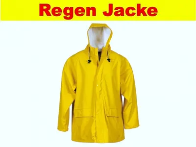 Produktbild von Regen Jacke PolyurethanStretch Regenbekleidung mit Kapuze Größe XL