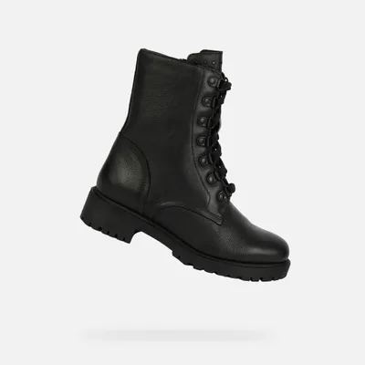 Produktbild von Geox Schwarze Damenstiefeletten Hoara 35