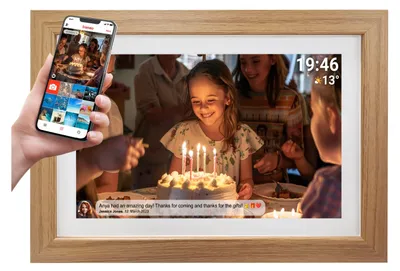 Produktbild von Denver PFF-1543 15,6″ Frameo WLAN Bilderrahmen mit IPS & 32 GB