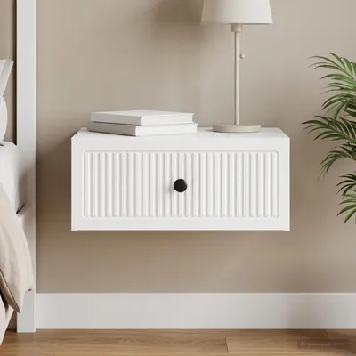 Immagine prodotto di Comodino con cassetti vidaXL, bianco, 49 x 34,5 x 20 cm, materiale a base di legno