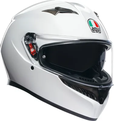 Produktbild von AGV K3 Helm Integralhelm Motorradhelm Rollerhelm mit Sonnenblende Weiß S 2118381001014005