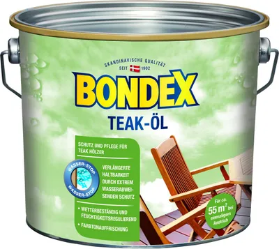 Produktbild von Bondex Teak-Öl Teak 2,50 l - 330059