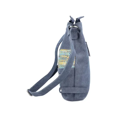 Produktbild von Rieker Damen Umhängetasche Schulterriemen Außenfächer H1517, Farbe:Blau