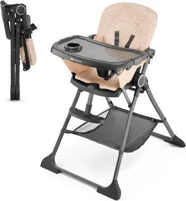 Produktbild von Kinderstuhl - Essstuhl - Fütterstuhl für Babys - Klappbares Design - Kompakte Größe - Rosa