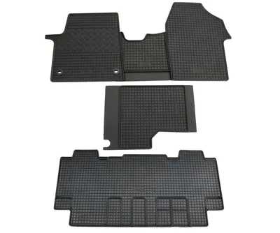 Produktbild von Rigum Gummi Fußmatten Set für Opel Vivaro C, Mod. Bj. 2019-, schwarz