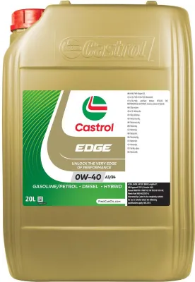 Produktbild von CASTROL EDGE A3/B4 für 0W-40 20 Liter Motoröl Motorenöl Teilsynthetisch A40 502 00 229.3 WSS-M2C937-A 505 00 Öl